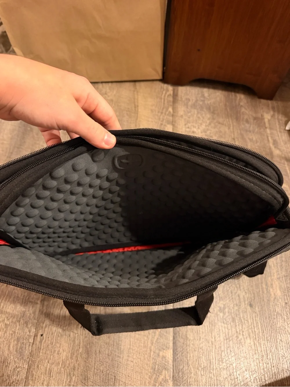 Wenger Black Padded Laptop Computer Briefcase Shoulder Bag